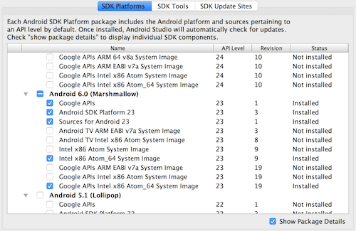 Android SDK Manager